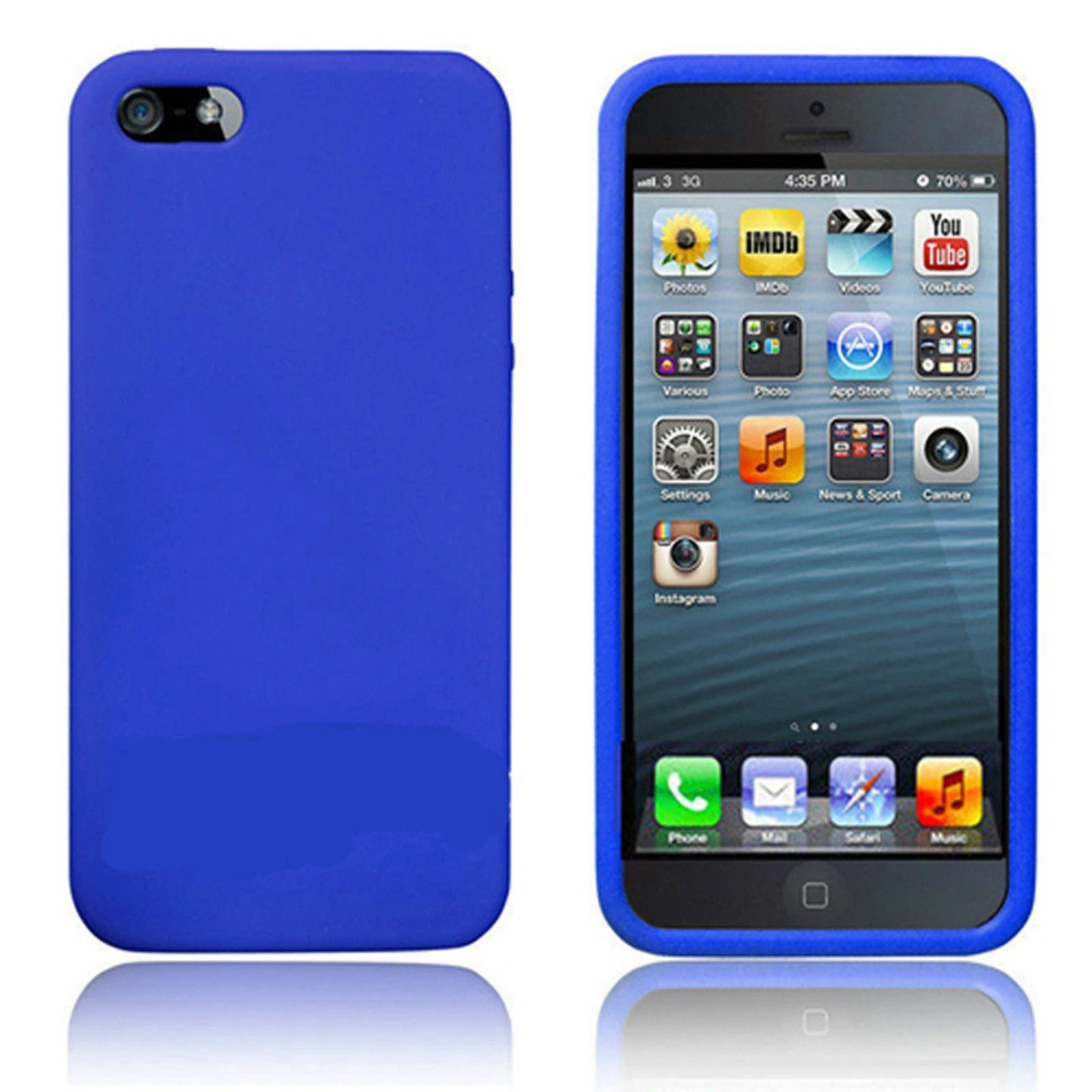 SAMSUNG S5 MINI GEL CASE BLUE